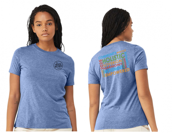 The Holistic Wellness Event 2025 Ladies T-Shirt Blue