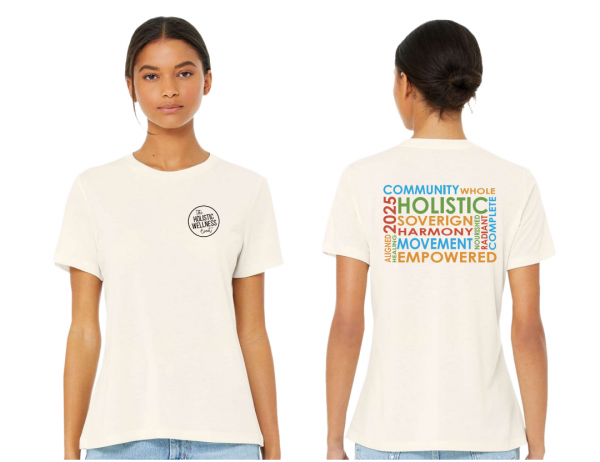 The Holistic Wellness Event 2025 Ladies T-Shirt Oatmeal