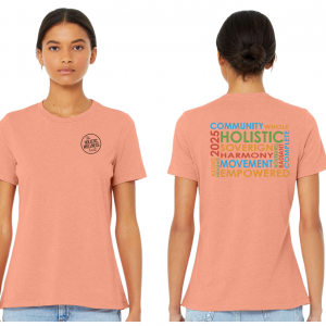 The Holistic Wellness Event 2025 Ladies T-Shirt Sunset